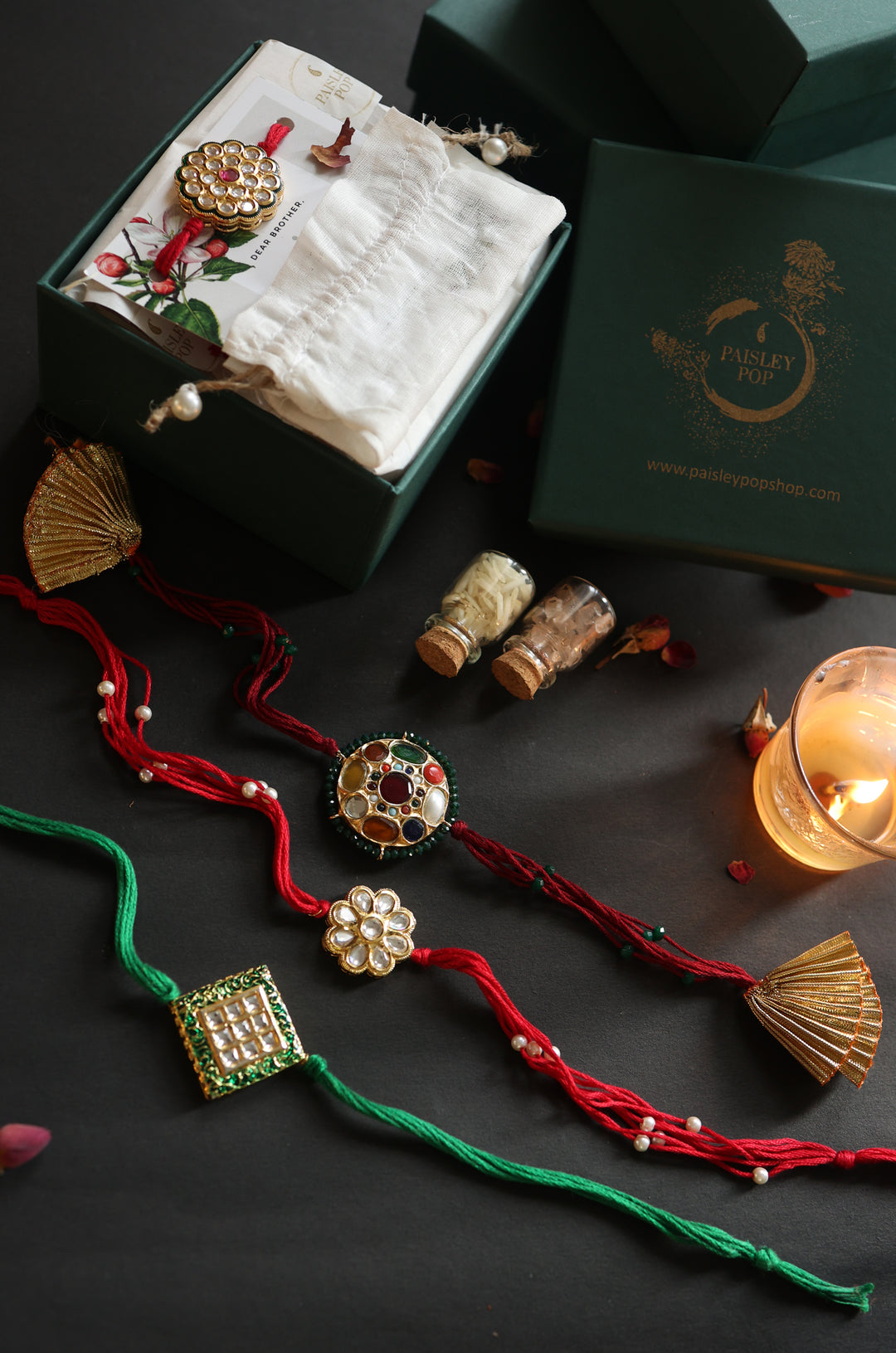 Vishu Red Rakhi