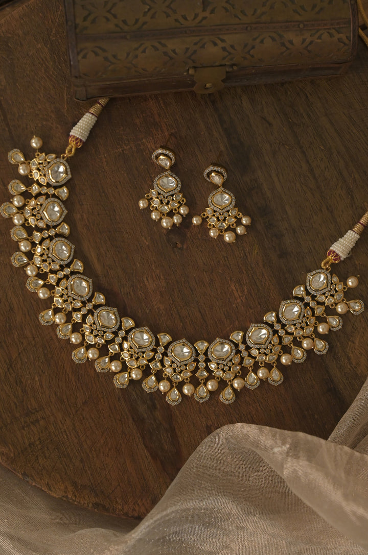 Aqiya Polki Necklace Set