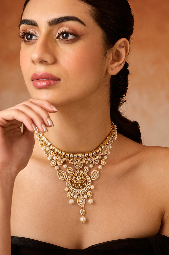 Himani Kundan Necklace Set – Paisley Pop Shop