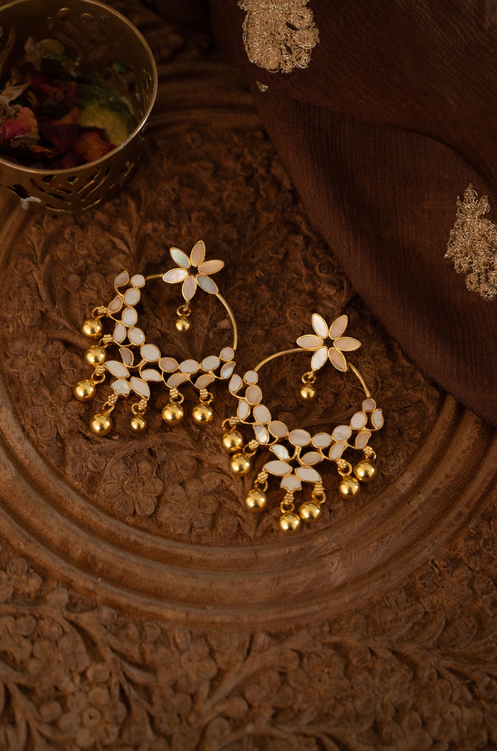 Shreyas Mother Of Pearl Chandbali