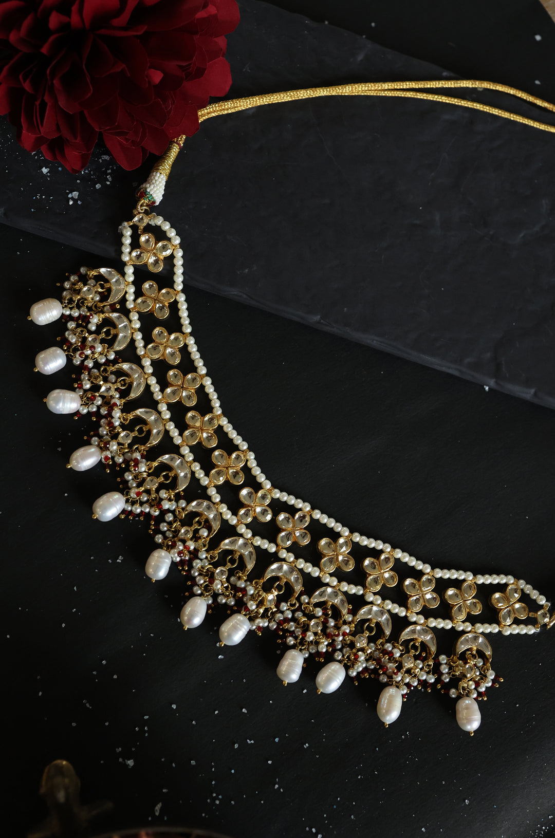 Nigaar Chand Kundan Necklace