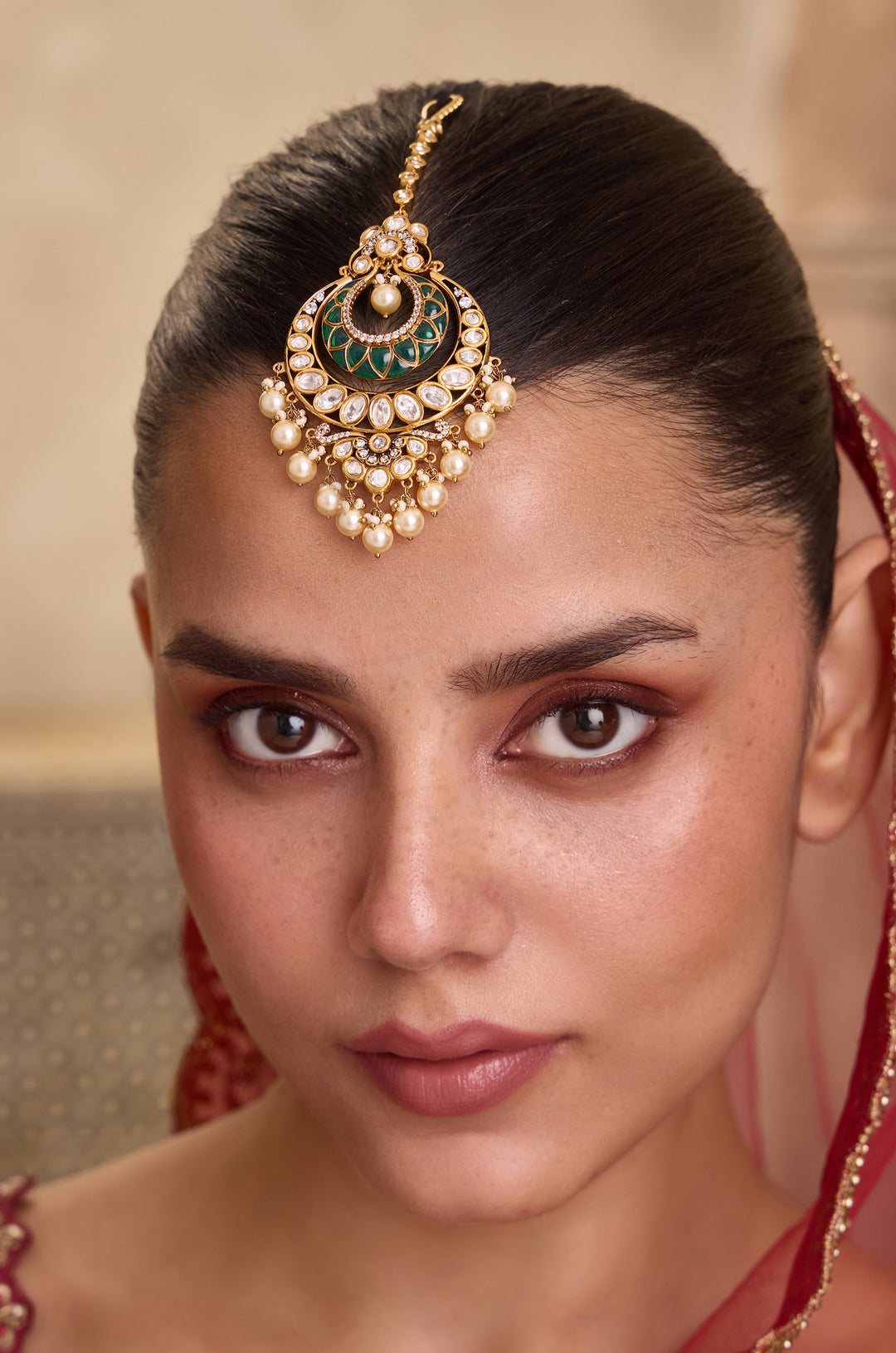 Zarina Polki Maangtikka