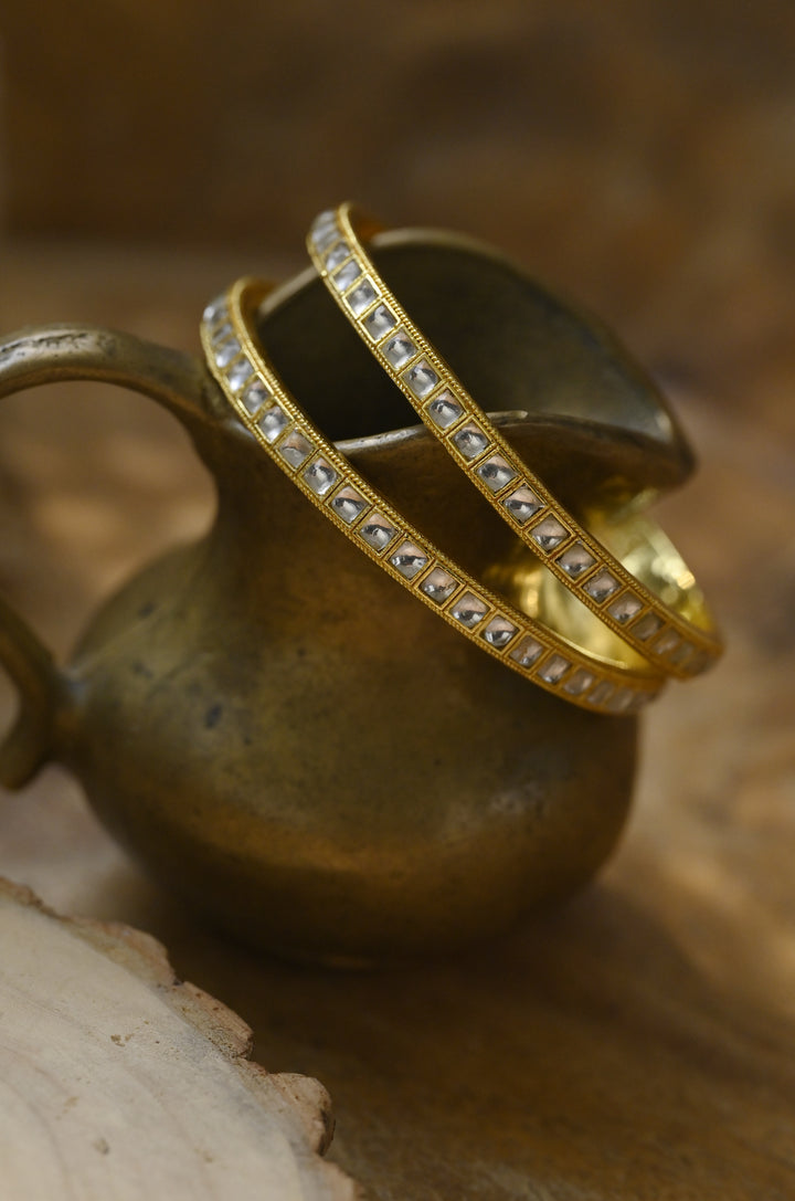 Kamini Kundan Bangle - Set Of 2
