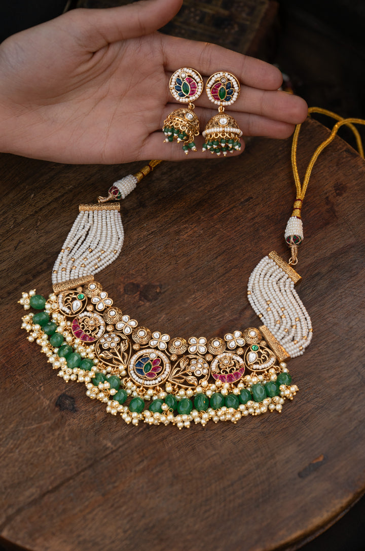 Samaya Kundan Necklace Set
