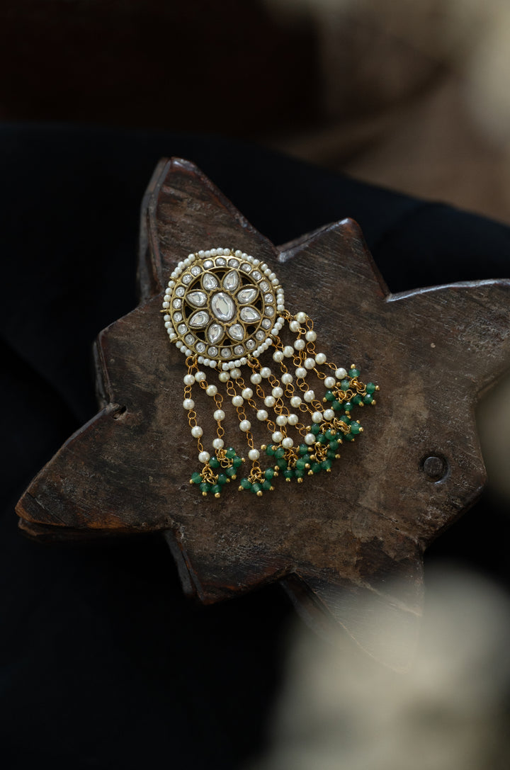 Abhisha Polki Braid Pin