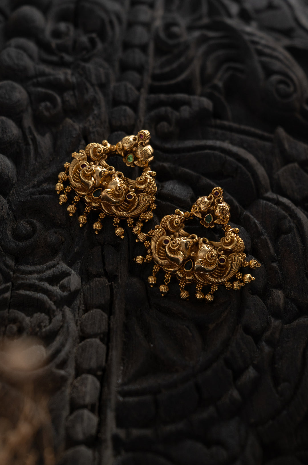 Omisha Temple Work Earrings