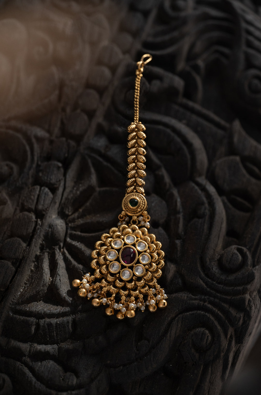 Tarika Temple Work Maangtikka