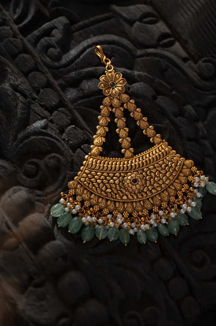 Nalini Mint Temple Work Passa