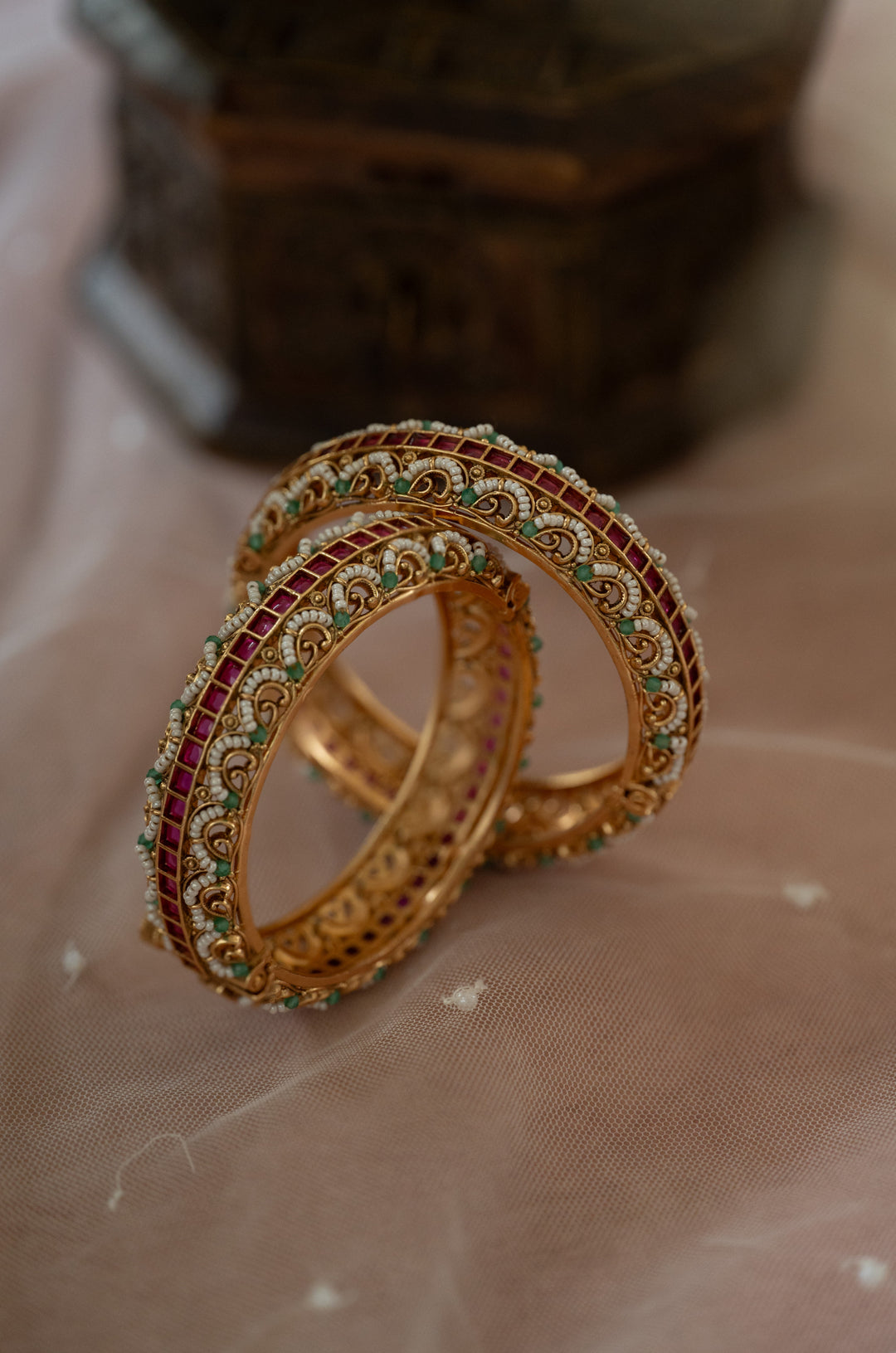 Gulraiz Pink Bangles - Set of 2