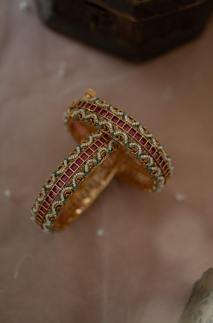 Gulraiz Pink Bangles - Set of 2