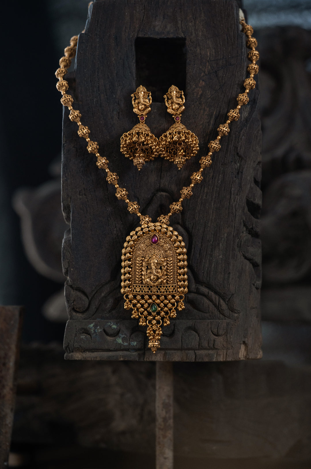Pankti Temple Necklace Set