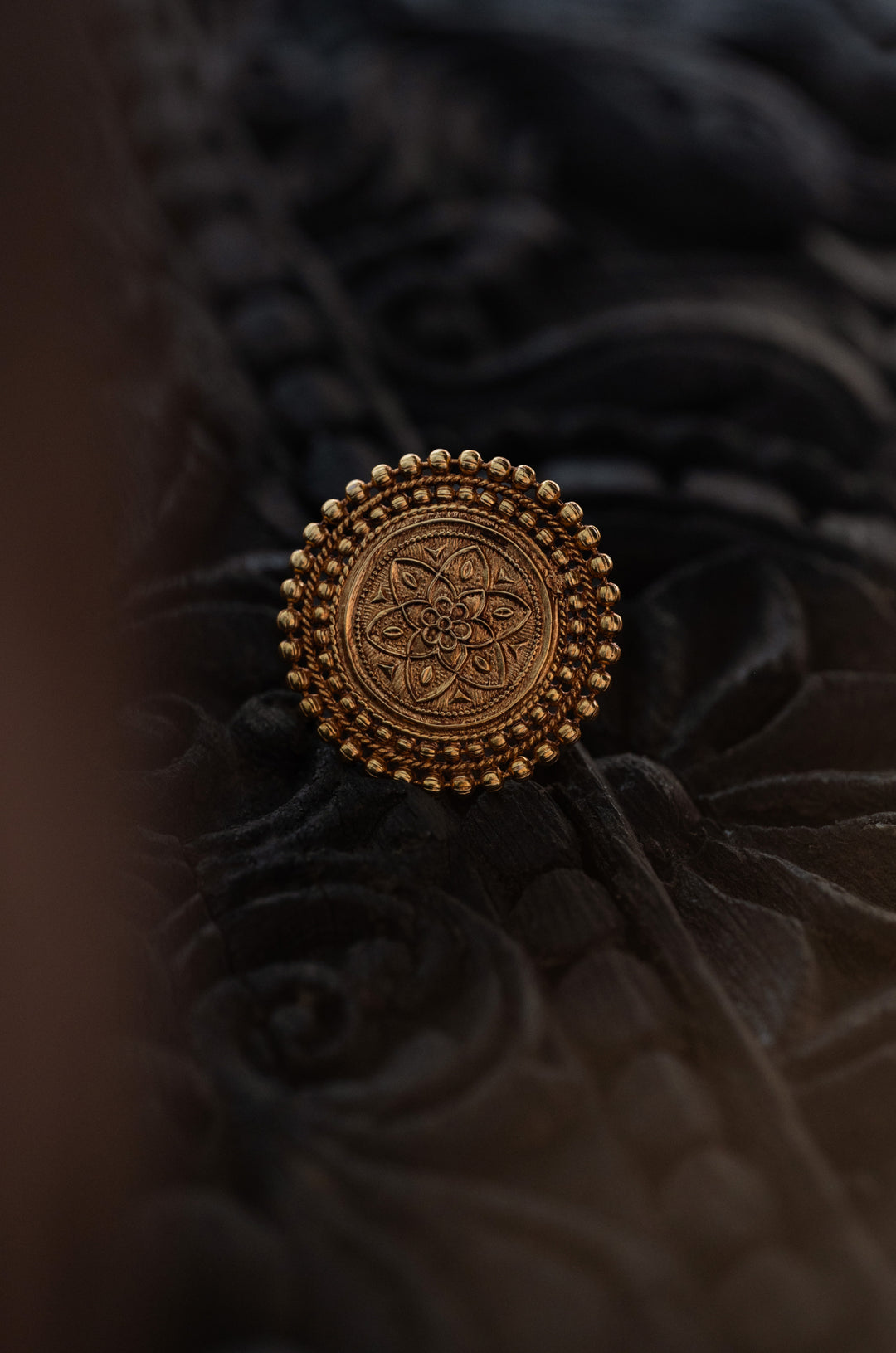 Shweta Temple Work Ring