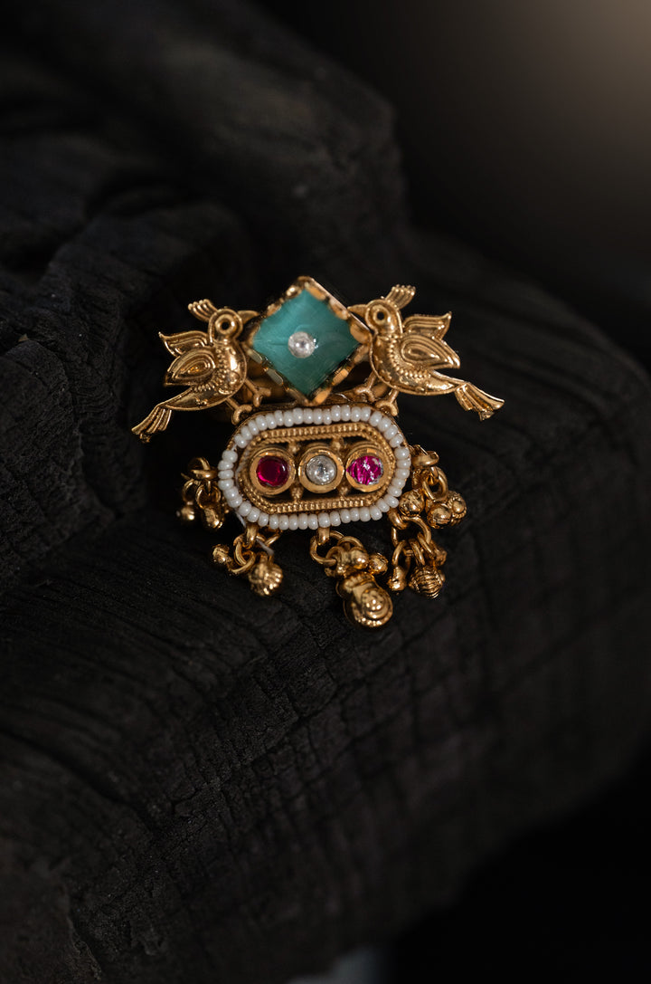 Kaira Temple Work Ring