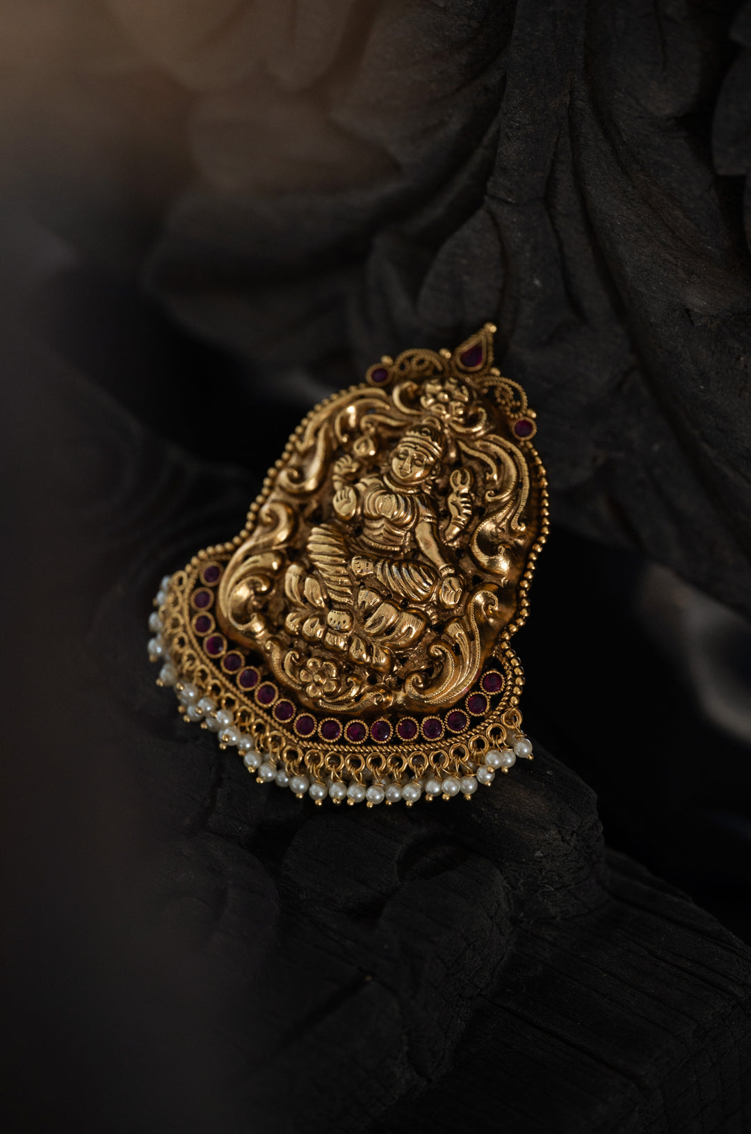 Avisha Pink Temple Braid Pin