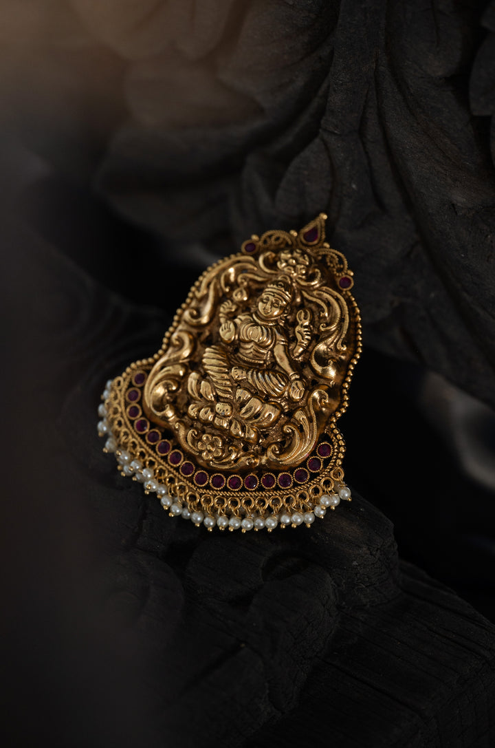 Avisha Pink Temple Braid Pin