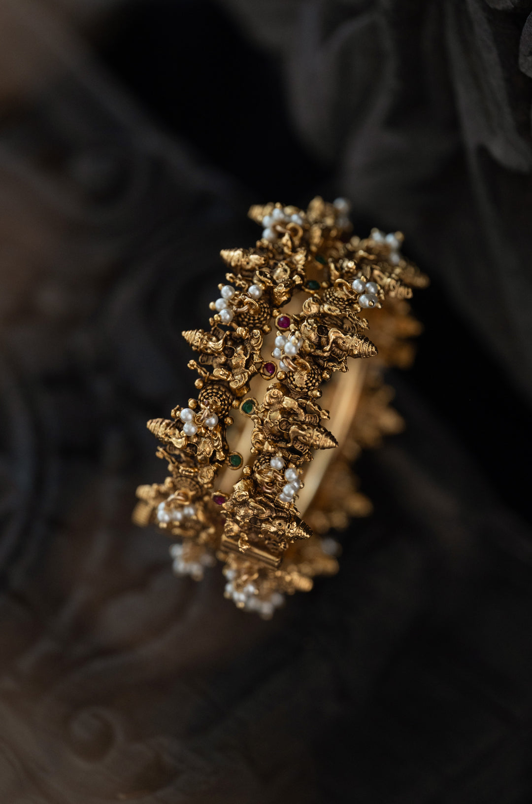 Subhadra Temple Bangles - Set of 2