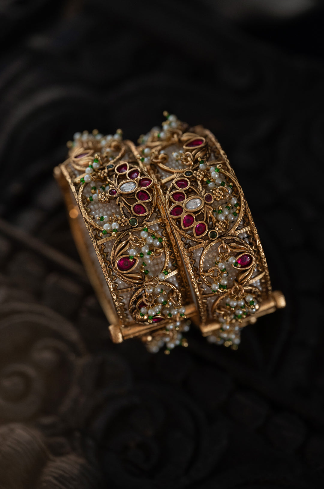 Guri Temple Bangles - Set of 2