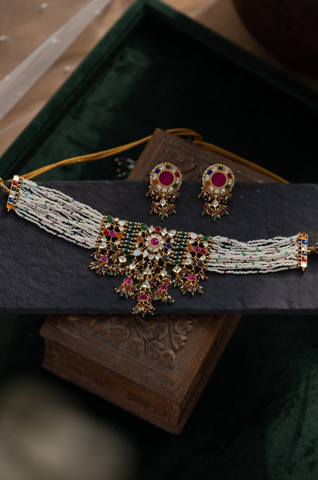 Talismani Kundan Necklace Set