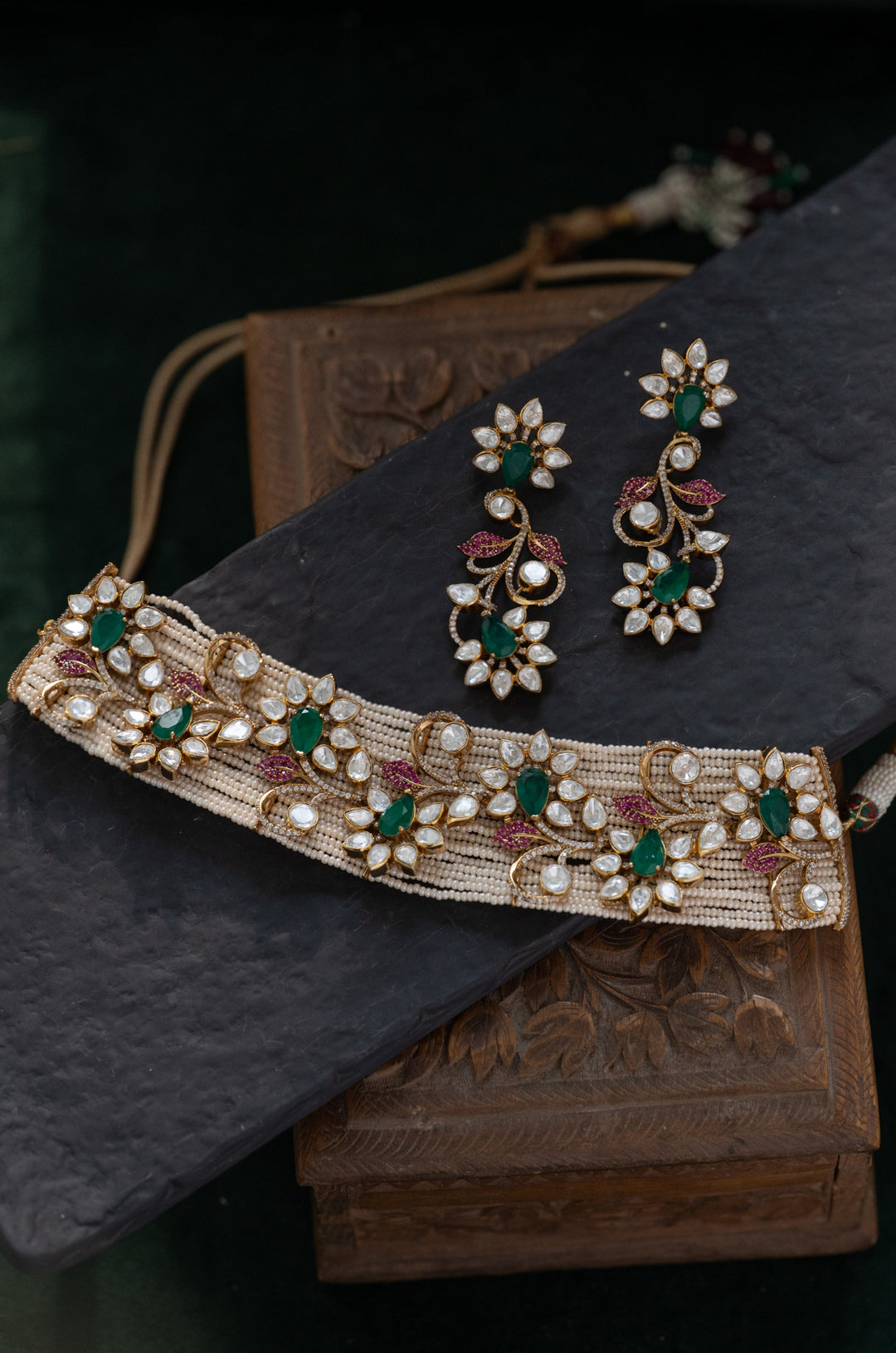 Miraaya Polki Necklace Set