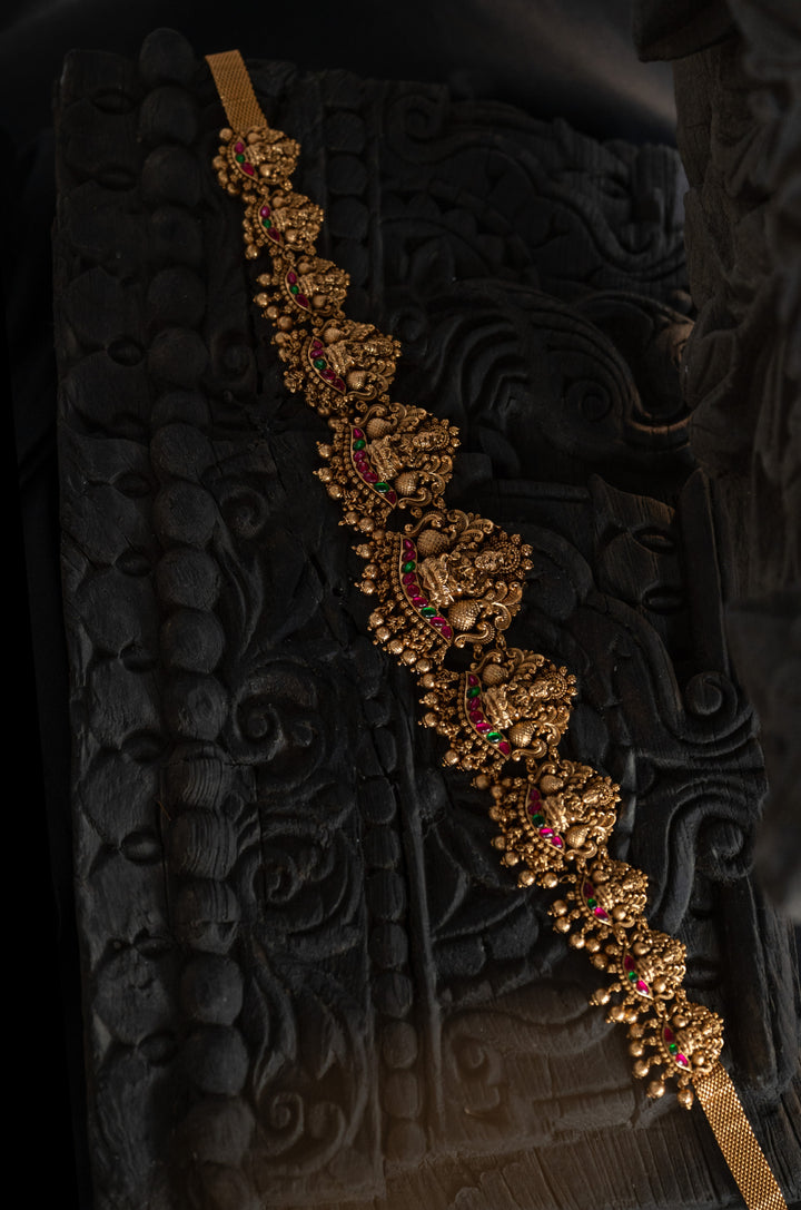 Pushpa Temple Work Waist Belt