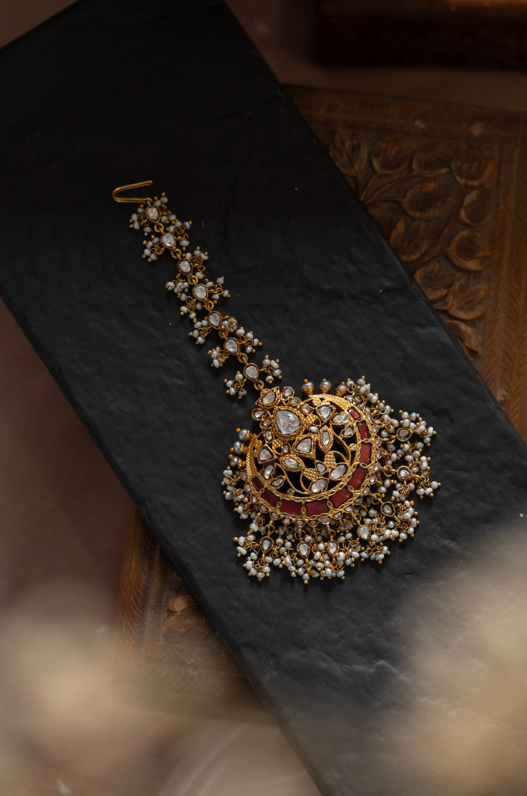 Miyra Fine Silver Chand Maangtikka