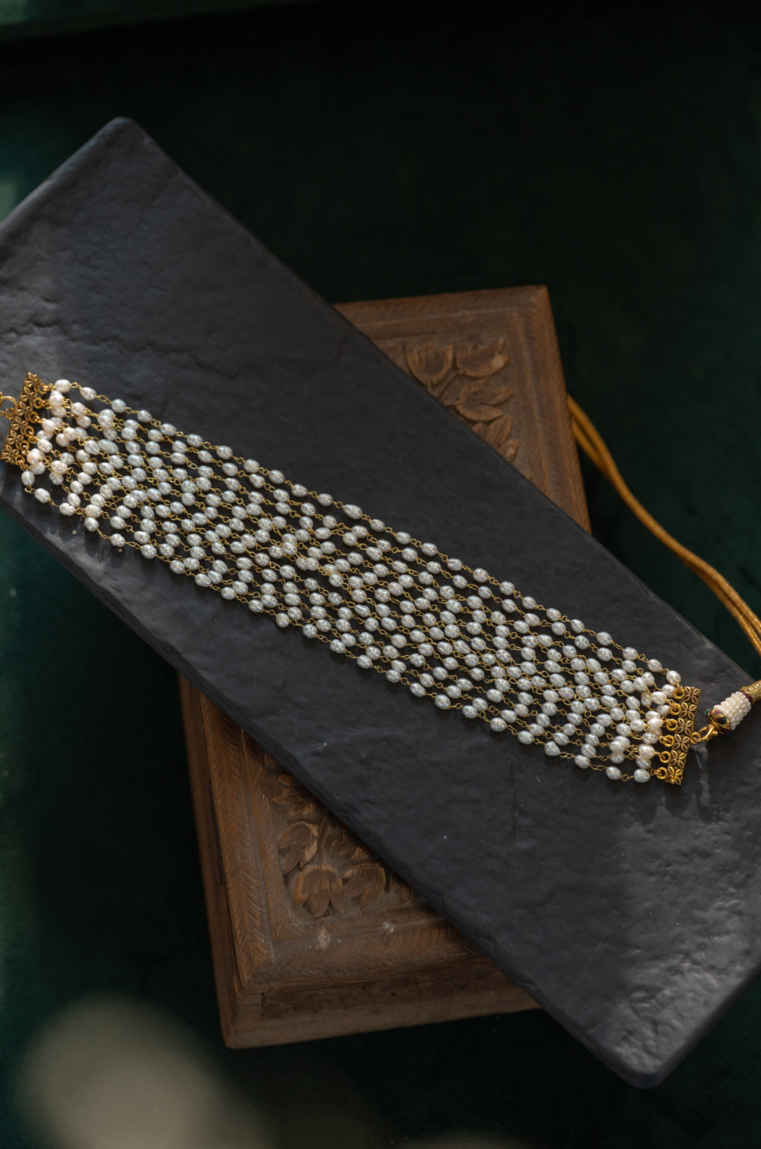Esme Pearl Choker Necklace