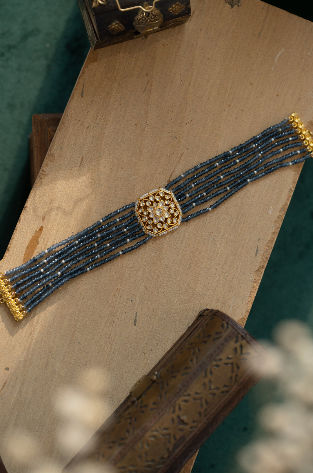 Midnight Blue Choker Necklace