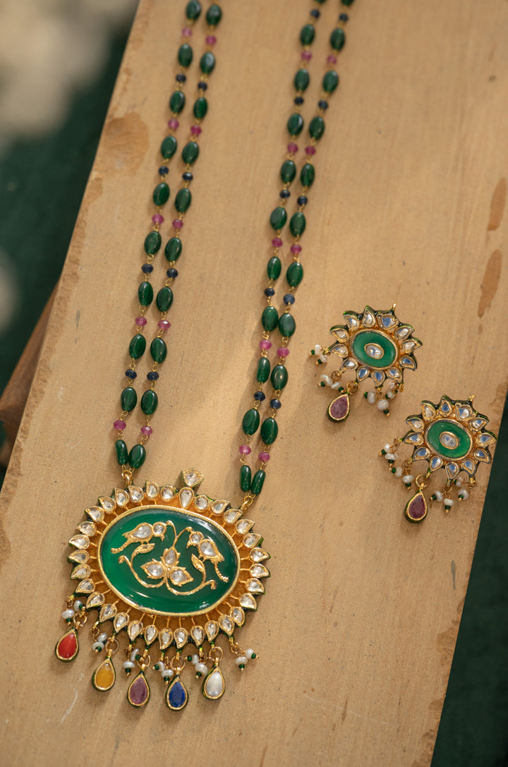 Meher Navrattan Pendant Necklace Set