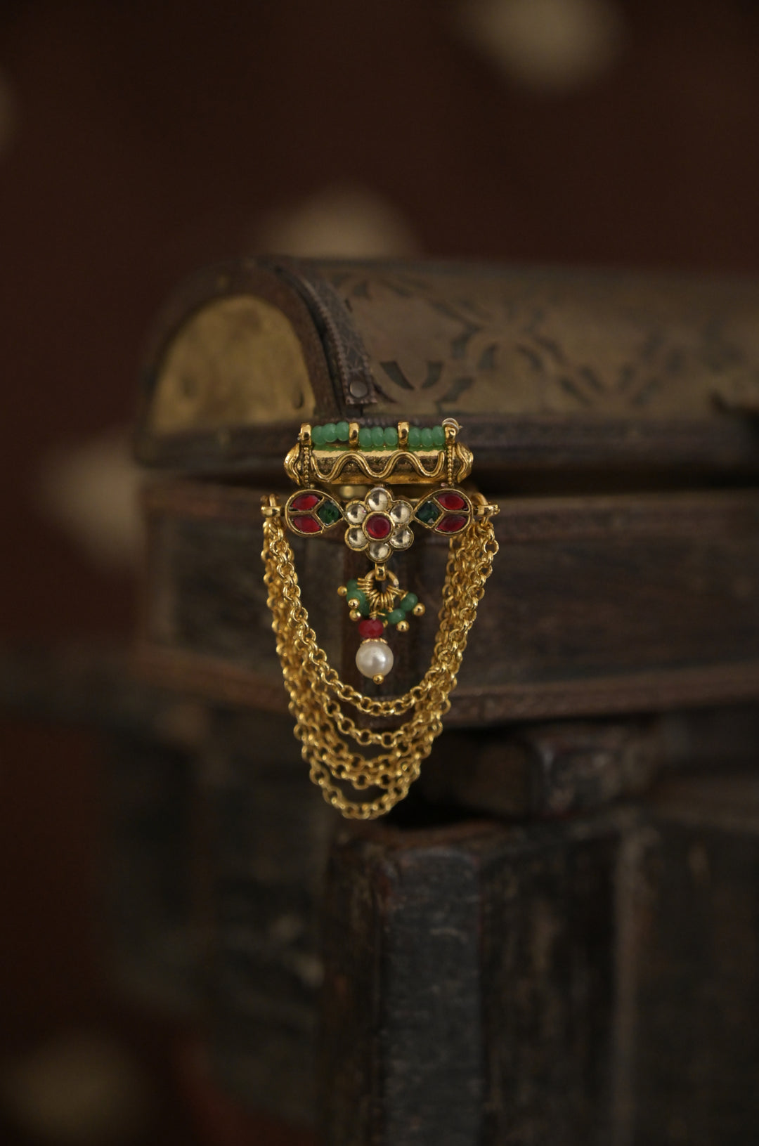 Meherzaan Kundan Ring