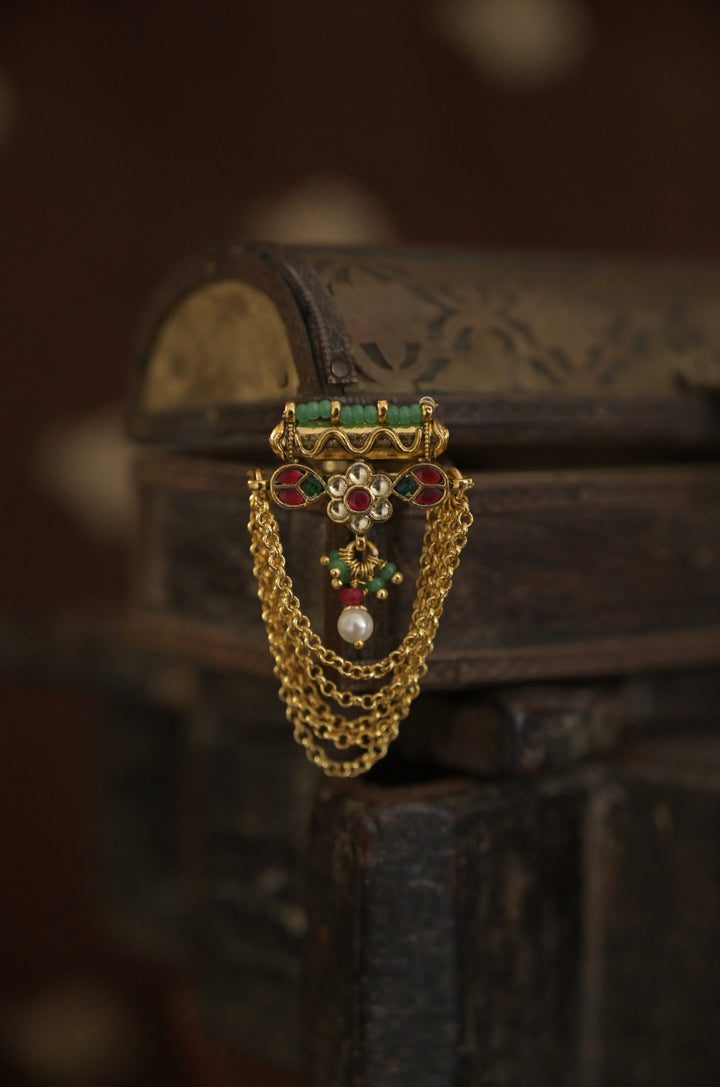 Meherzaan Kundan Ring