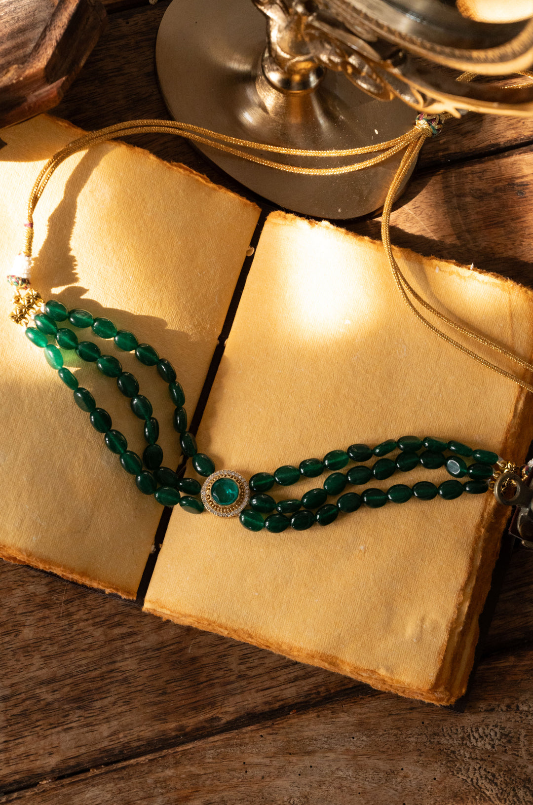 Humaya Green Necklace