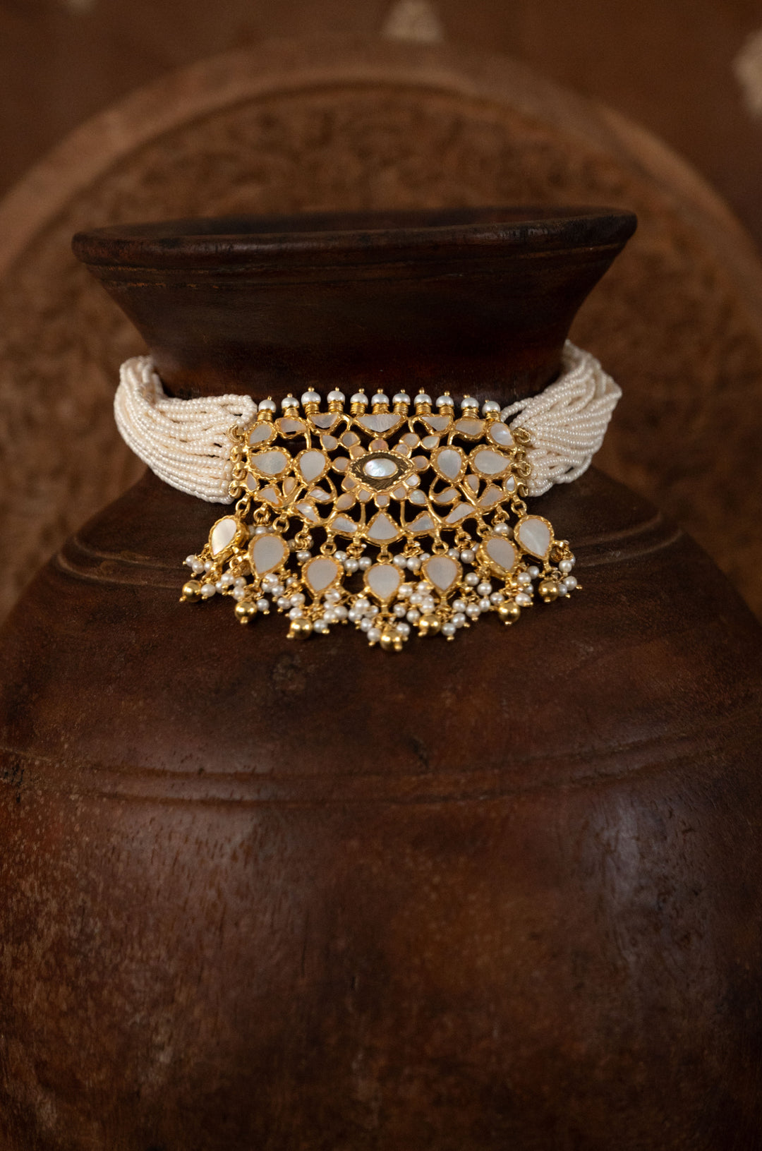 Pankhuri Mother Of Pearl Necklace