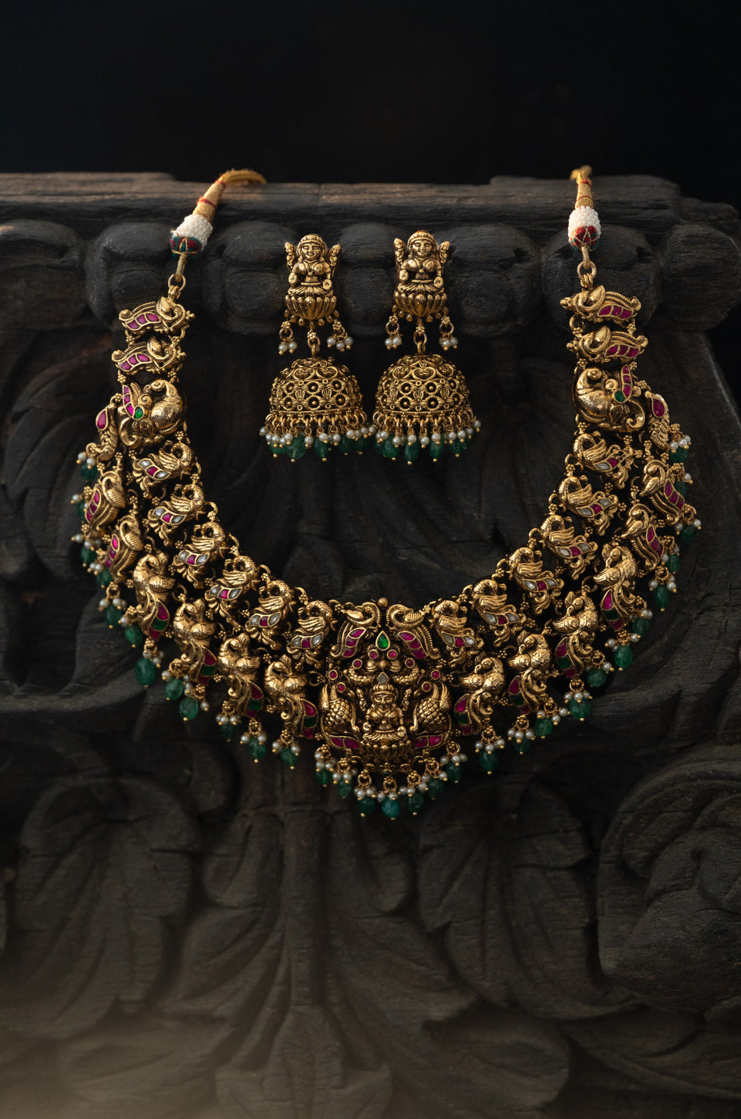 Taara Temple Work Necklace Set