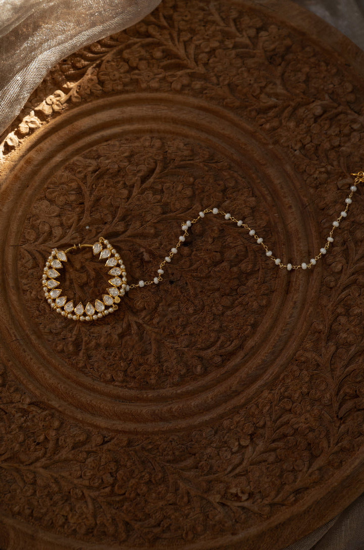 Layna Polki Silver Nosepin