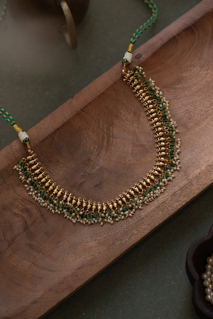 Yura Temple Work Necklace