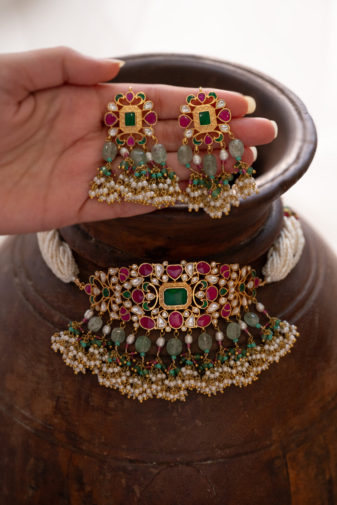 Zoya Kundan Necklace Set