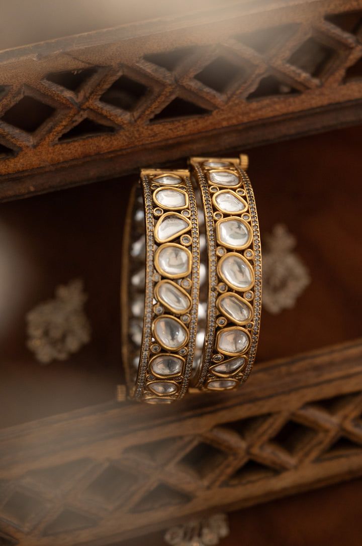 Suhasini Polki Bangles - Set of 2
