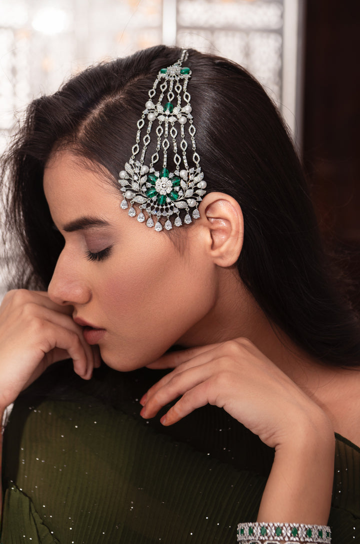 Gianna Green Faux Diamond Passa