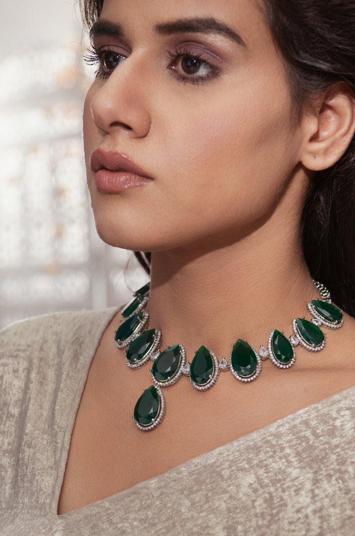 Julia Green Necklace Set