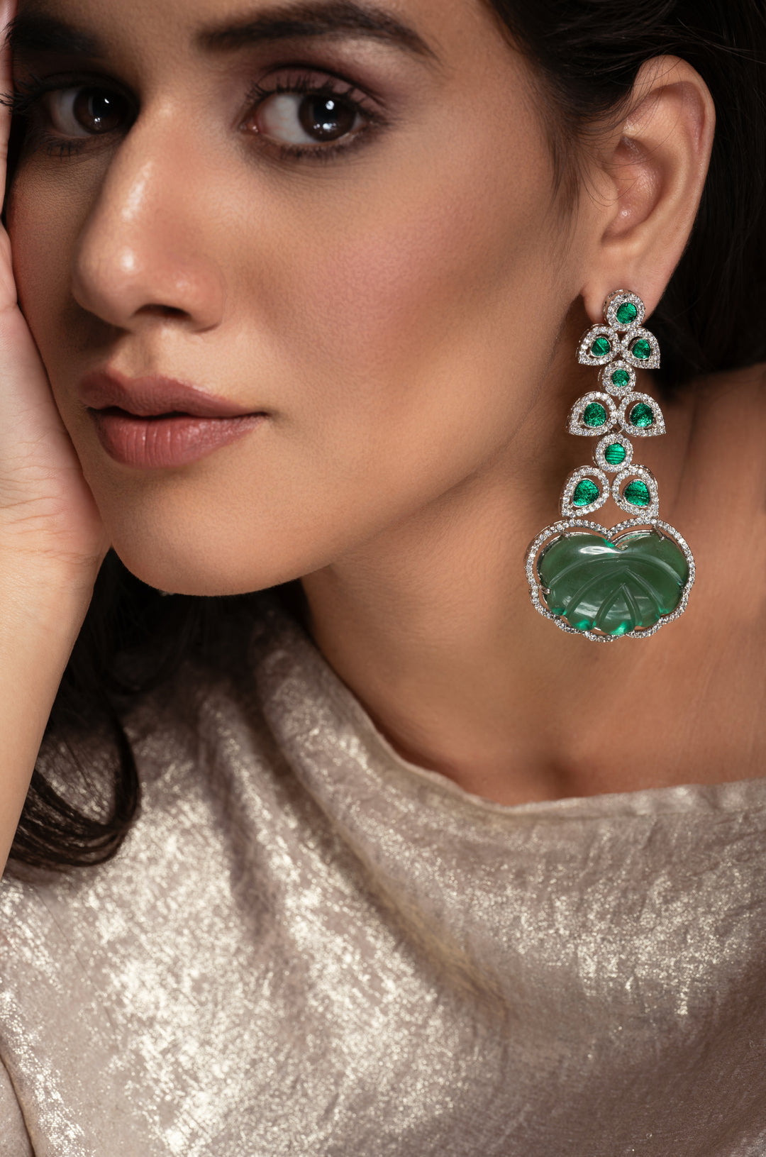 Denise Green Victorian Earrings