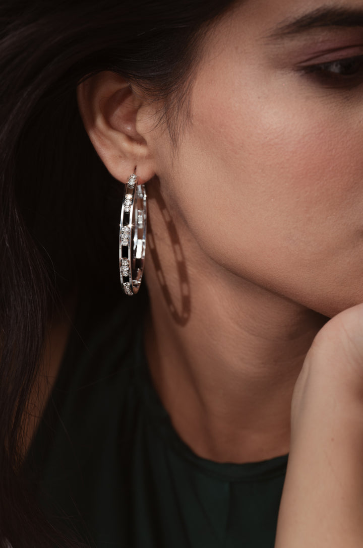 Louise Silver Hoops