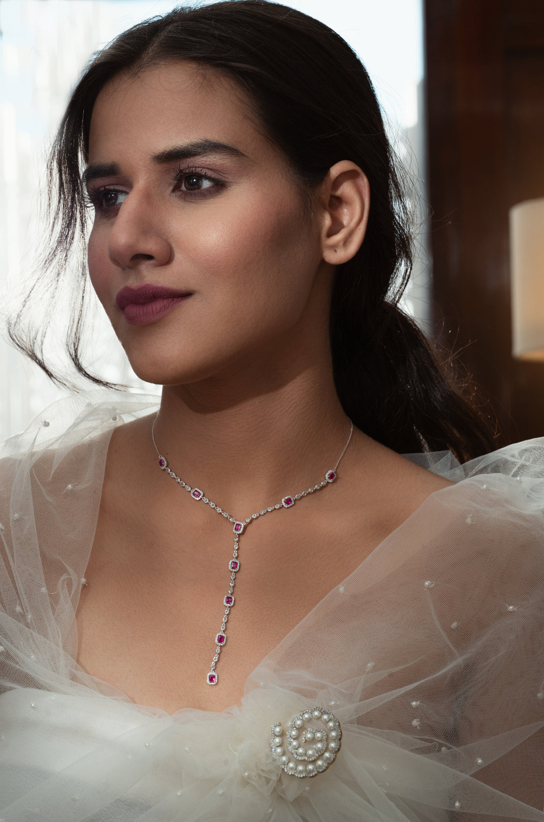 Jude Red Delicate Necklace