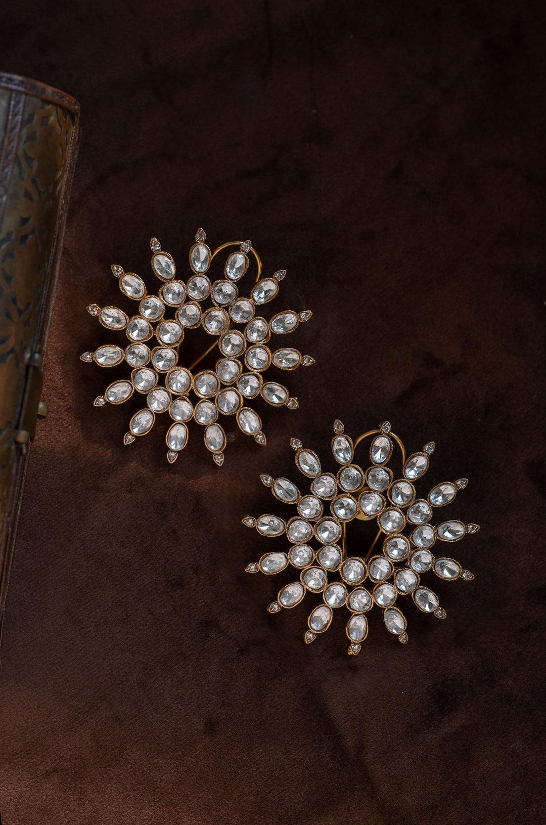 Iram Polki Statement Earrings