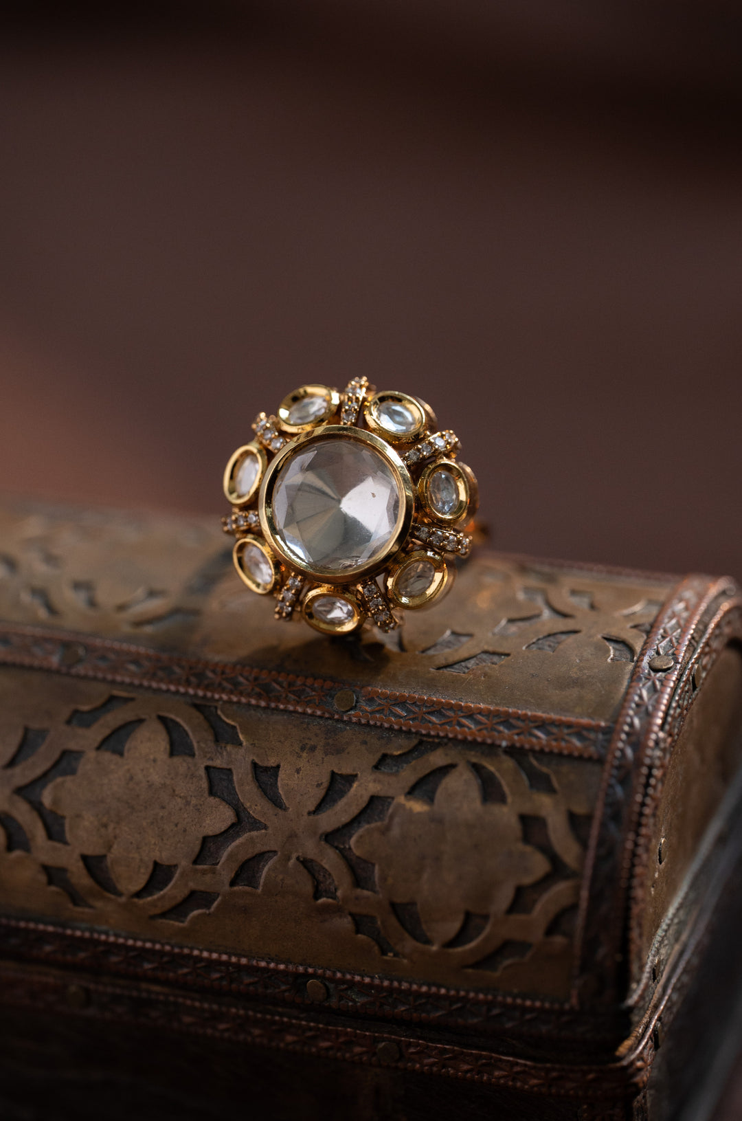 Kashi Victorian Polki Ring