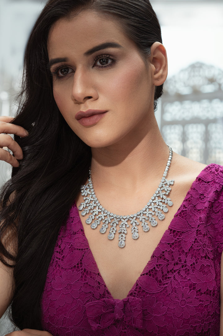 Ava Tear Drop Necklace Set