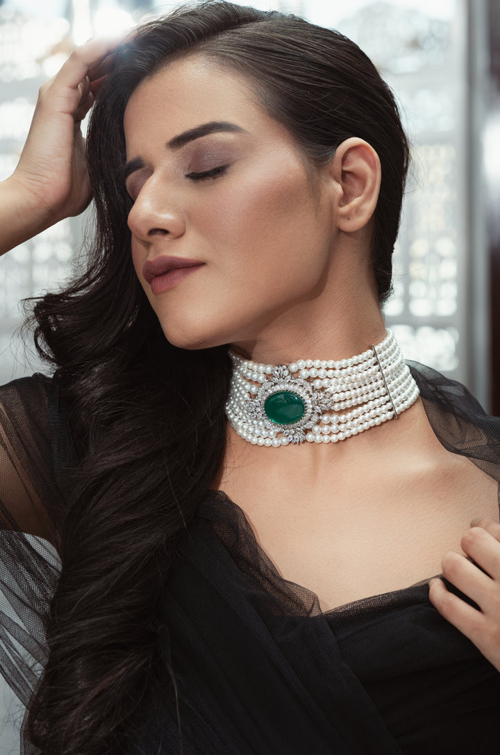 Orion Pearl Choker Necklace