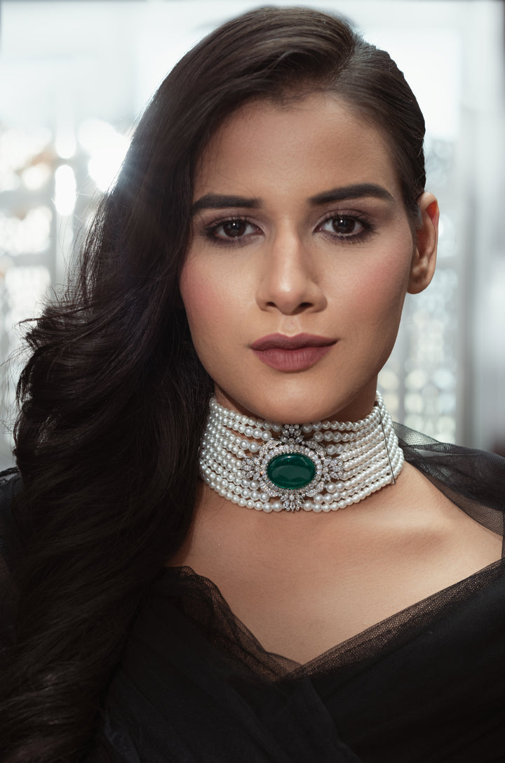 Orion Pearl Choker Necklace