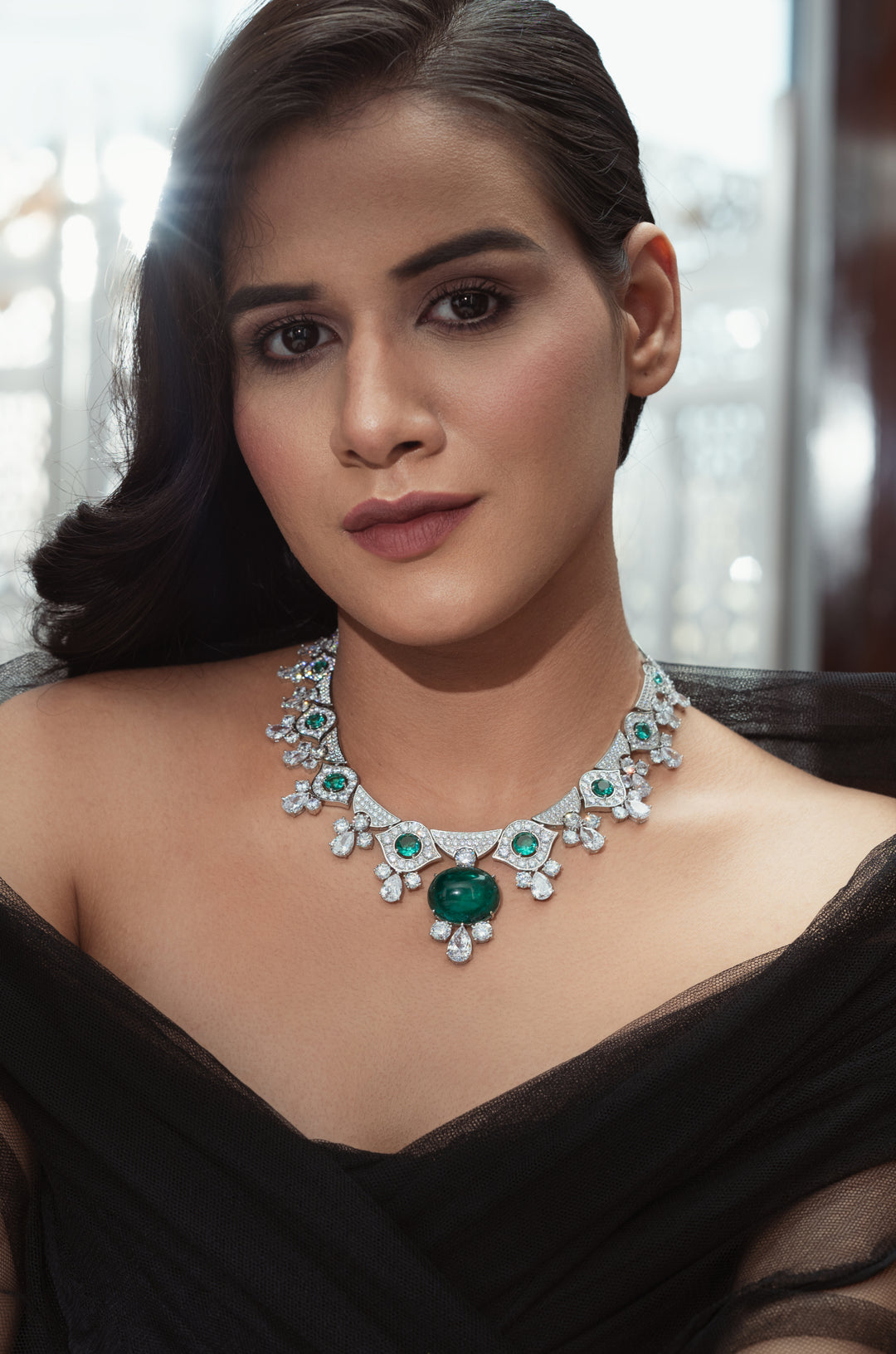 Julian Faux Diamond Necklace Set