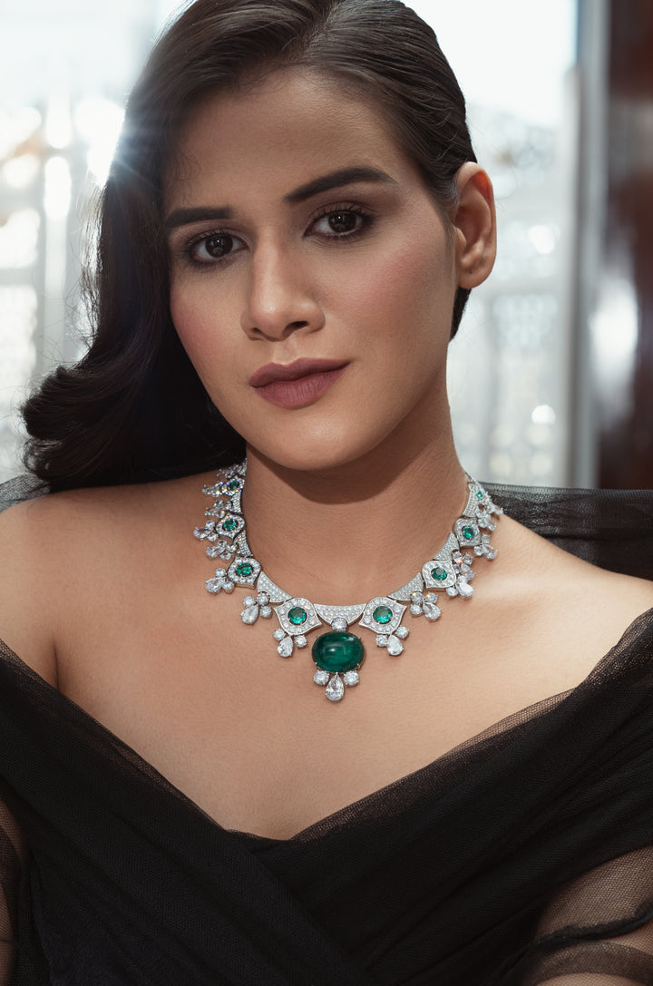 Julian Faux Diamond Necklace Set