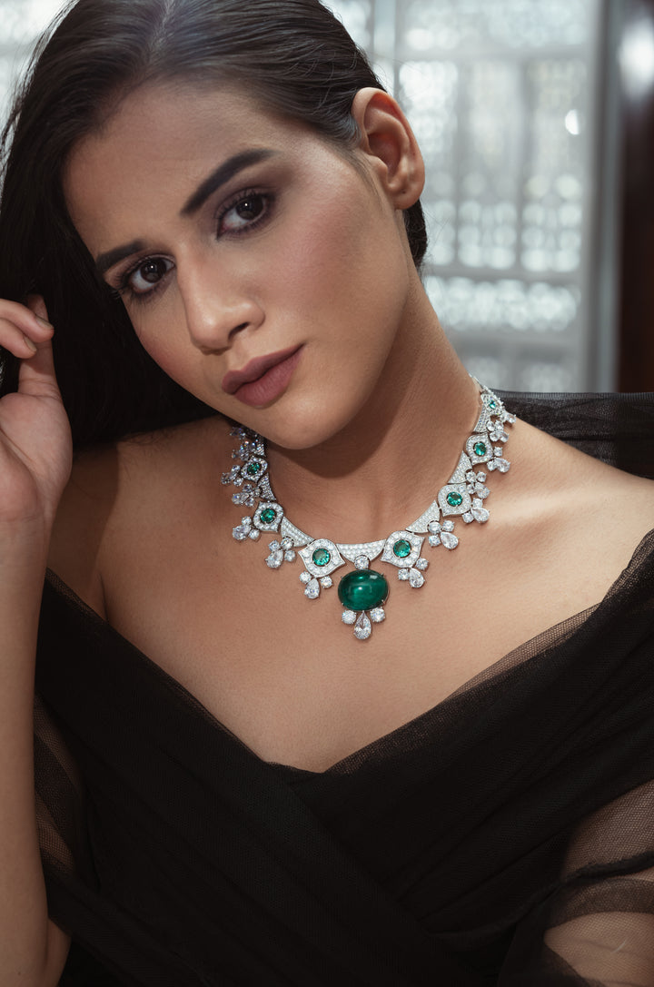 Julian Faux Diamond Necklace Set